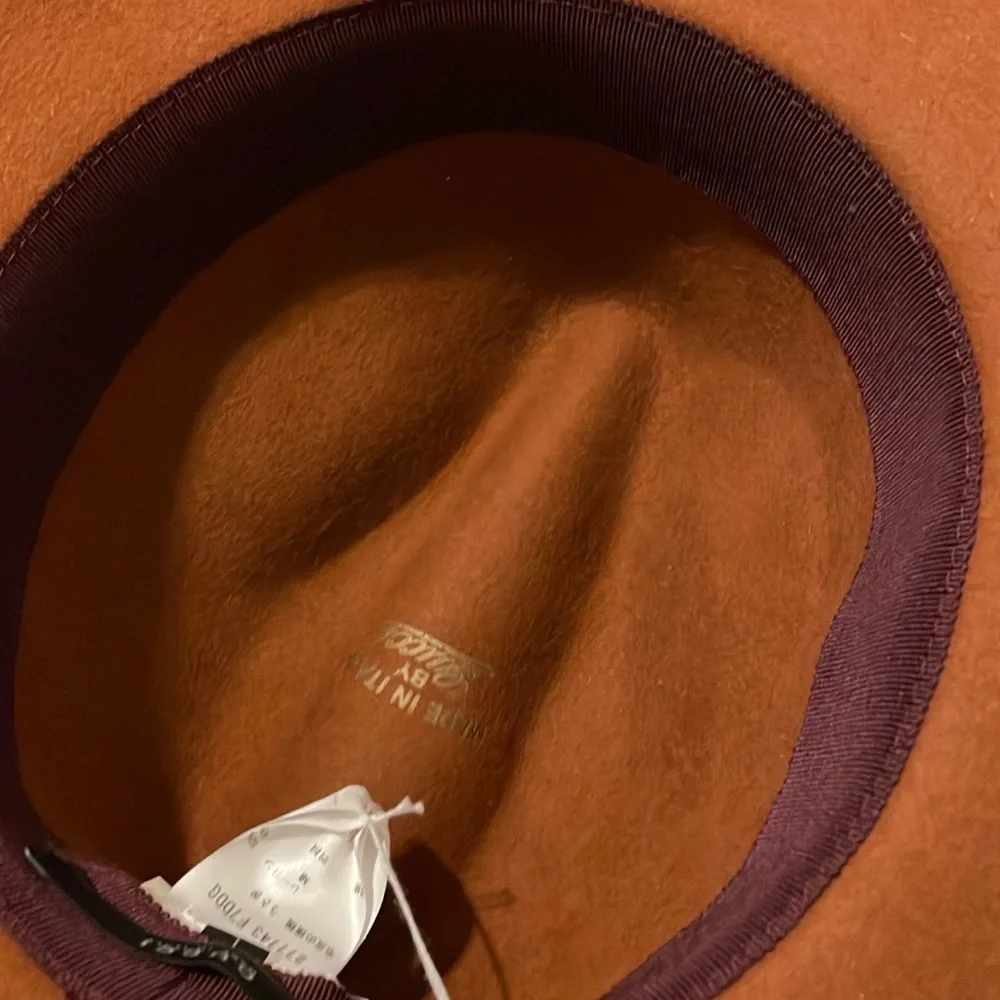 GUCCI Felt and Pheasant Feather GG Trilby Hat. - Picture 12 of 12